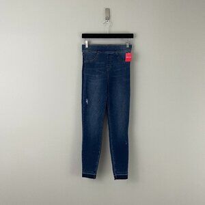 Spanx Pull On Distressed Skinny Jegging Jeans Size Small